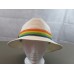 August Hats Stripe Band Fedora Hat  White  One Size 766288986312 eb-78846435